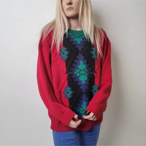 Vintage 80's Gant Handmade Knit Sweater - L - Picture 5 of 7